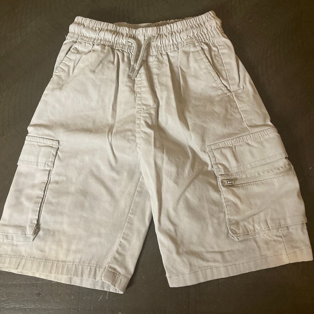 Tony Hawk Boys Cargo Shorts (Size 7, Light Khaki)